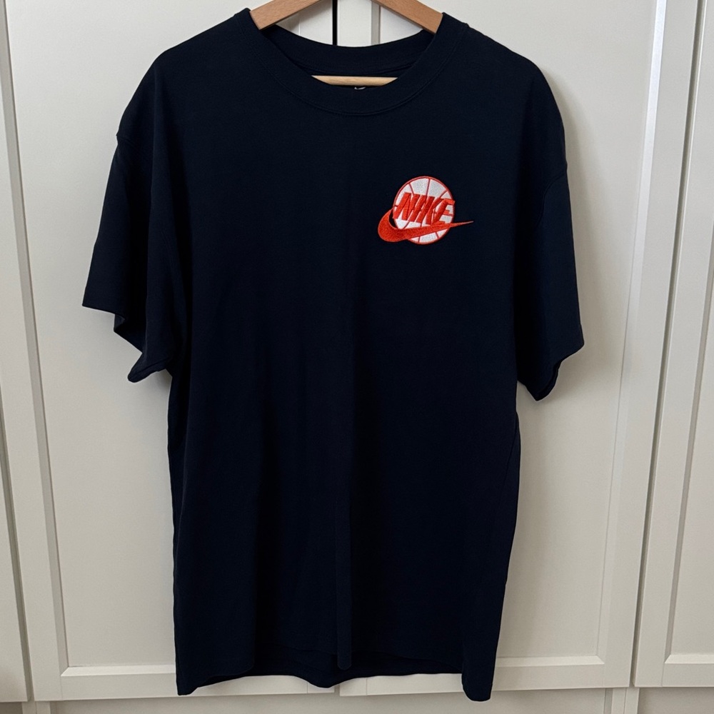 NikeExploration Round Neck Short Sleeve Large Deep Blue Dark blue